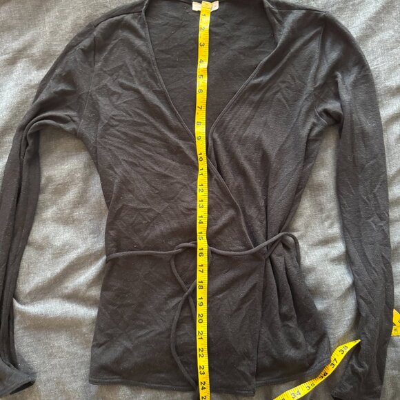 Aritzia Wilfred Free Katsia Longsleeve Wrap Sweater - Picture 4 of 9